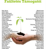 Faültetés támogatói